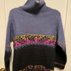 United Colors of Benetton Sweater Women's 46 Italy Mohair Blend